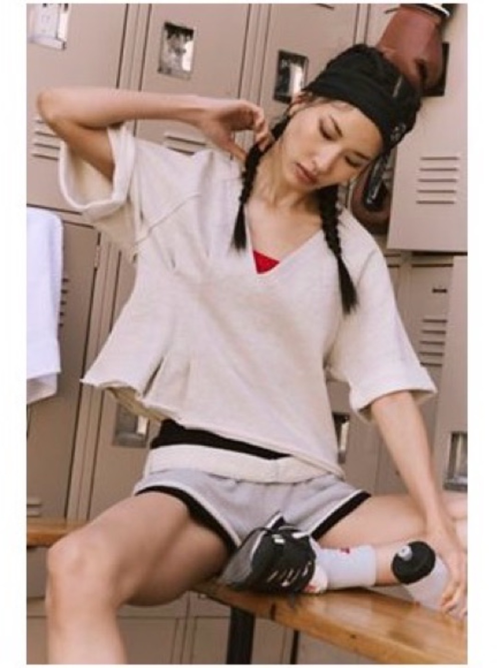 Free People For The Win V-Neck Tee